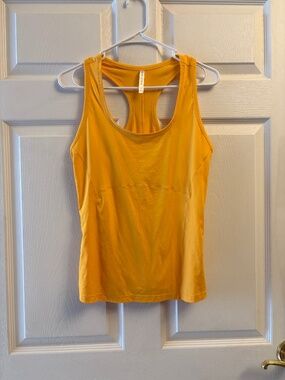 Yellow Fabletics Athletic Tank Top